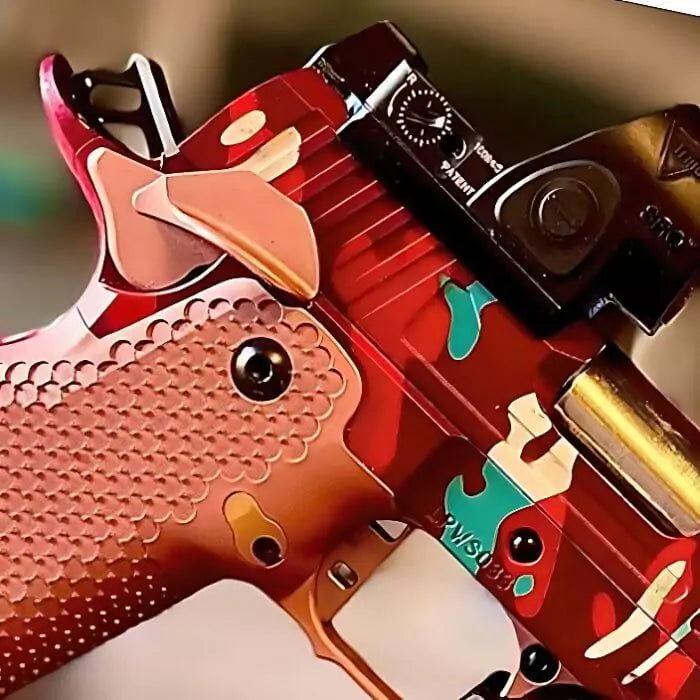 Springfield Prodigy 2011 DS with red and beige Cerakote colors